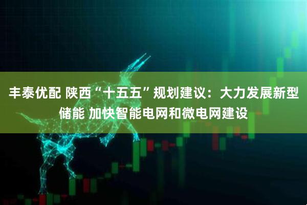 丰泰优配 陕西“十五五”规划建议：大力发展新型储能 加快智能电网和微电网建设
